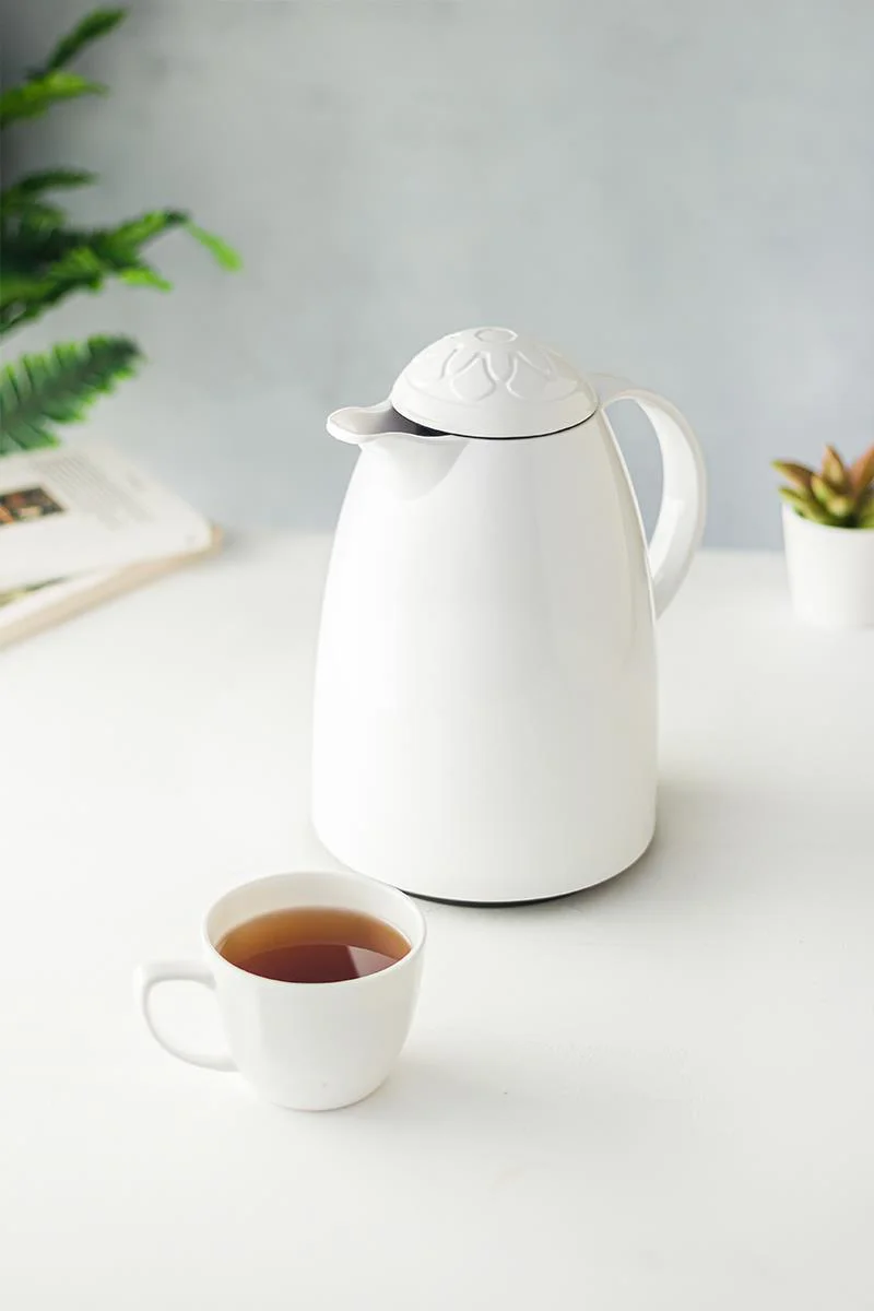1 LT Isı Yalıtımlı Çay Ve Soğuk Su Termosu Soft Beyaz (12 Saat Sıcak Tutar& İçi Camdır) 1 LT Isı Yalıtımlı Çay Ve Soğuk Su Termosu Soft Beyaz (12 Saat Sıcak Tutar& İçi Camdır)