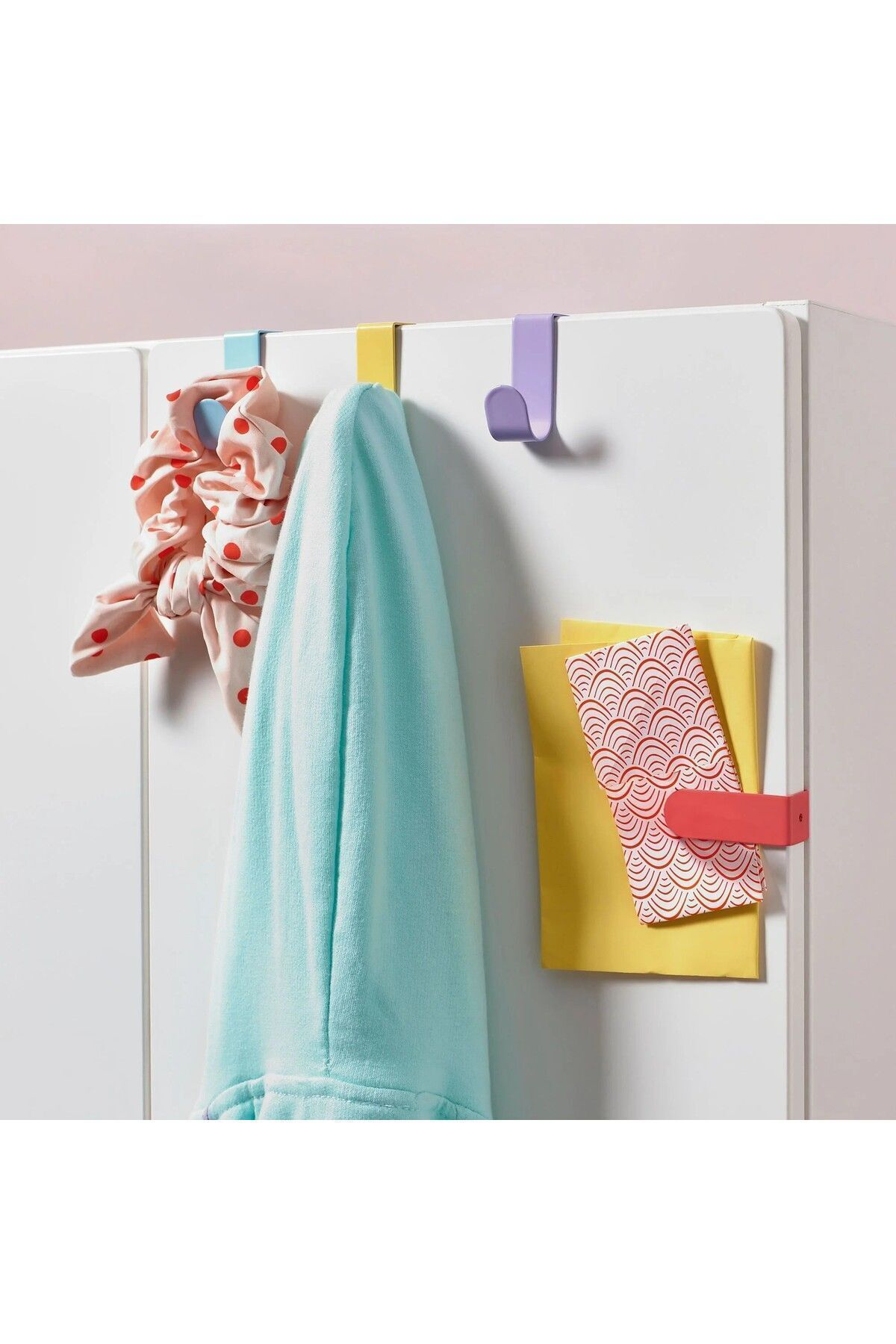 İkea 1 Lätthet Kanca Ve Klips, Çok Renkli, 4 Adet Metal Çok Renkli