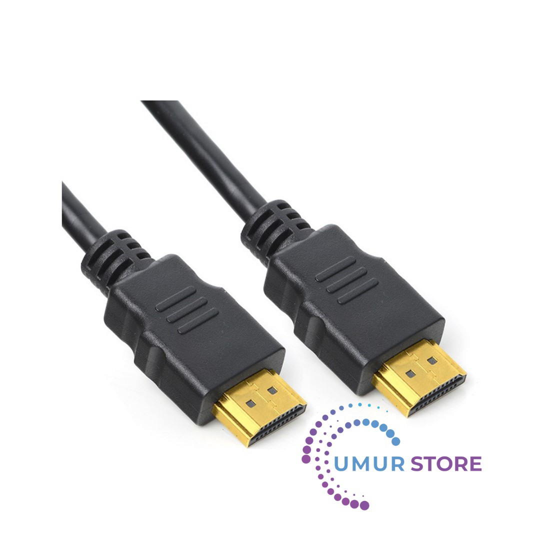 1 Metre 1.4 HDMI Kablo - 2K 60Hz/4K 30Hz,10Gbps, Altın Uçlu, Dolb