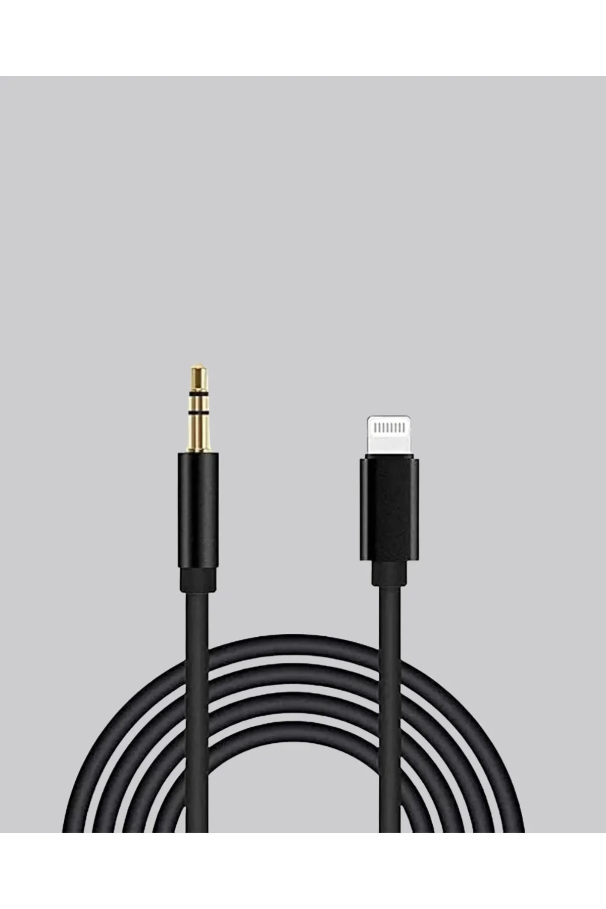 1 Metre Lightning to Aux Çevirici Kablo Stereo Ses Yüksek Kalite
