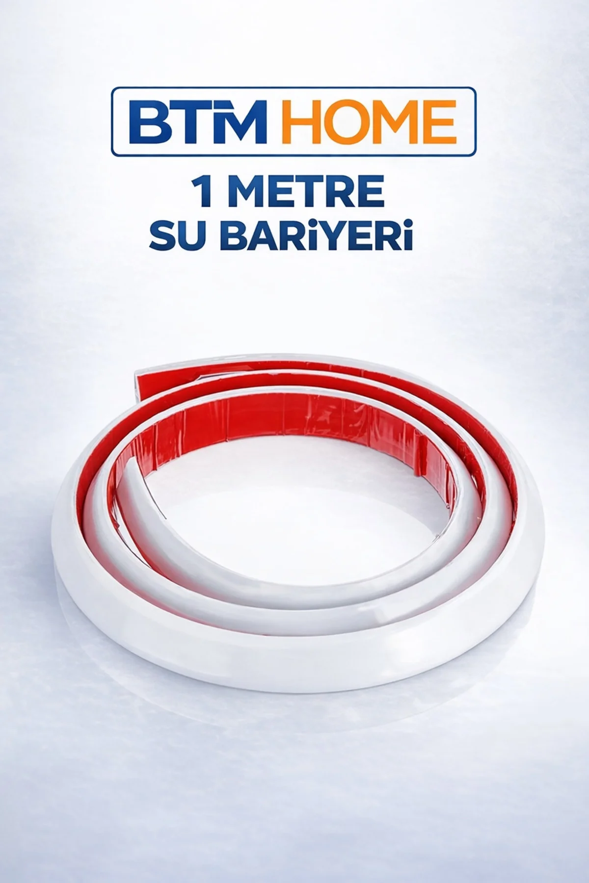 1 Metre Su Bariyeri Silikon Duş Kapı Eşiği Su Tutucu Yapışkanlı B