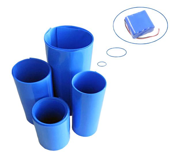 Just Cheap Store 1 Mt Pvc İsi Borusu Mavi Shrink 35 Mm 18650 Pil Yalitim İsi Büzül