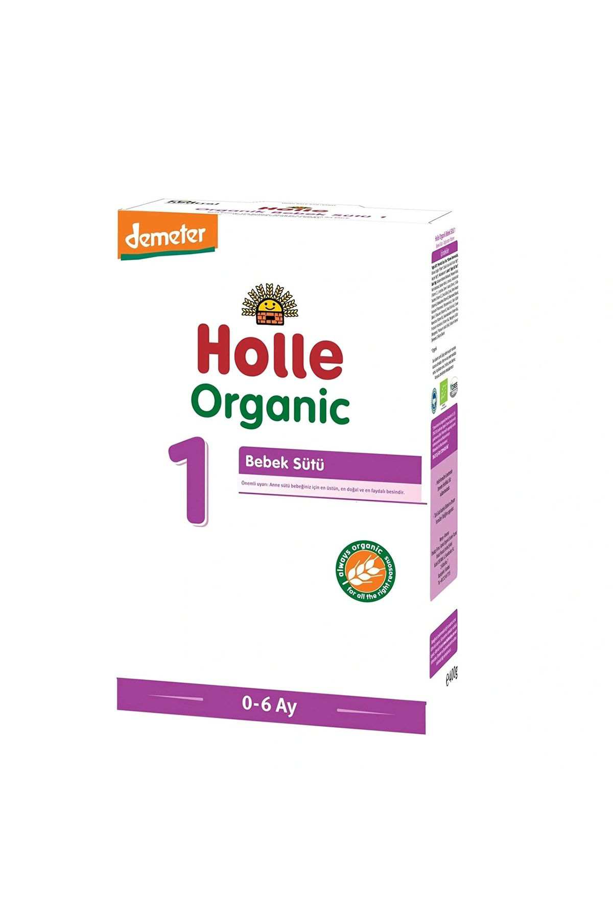 Holle 1 Organik Bebek Sütü 400 Gr