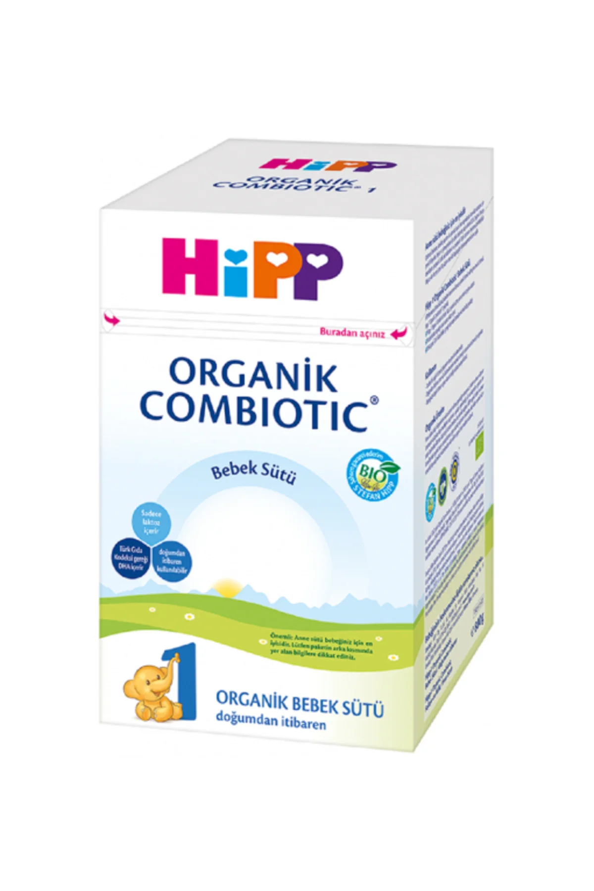 1 Organik Combiotic Bebek Sütü 800 Gr