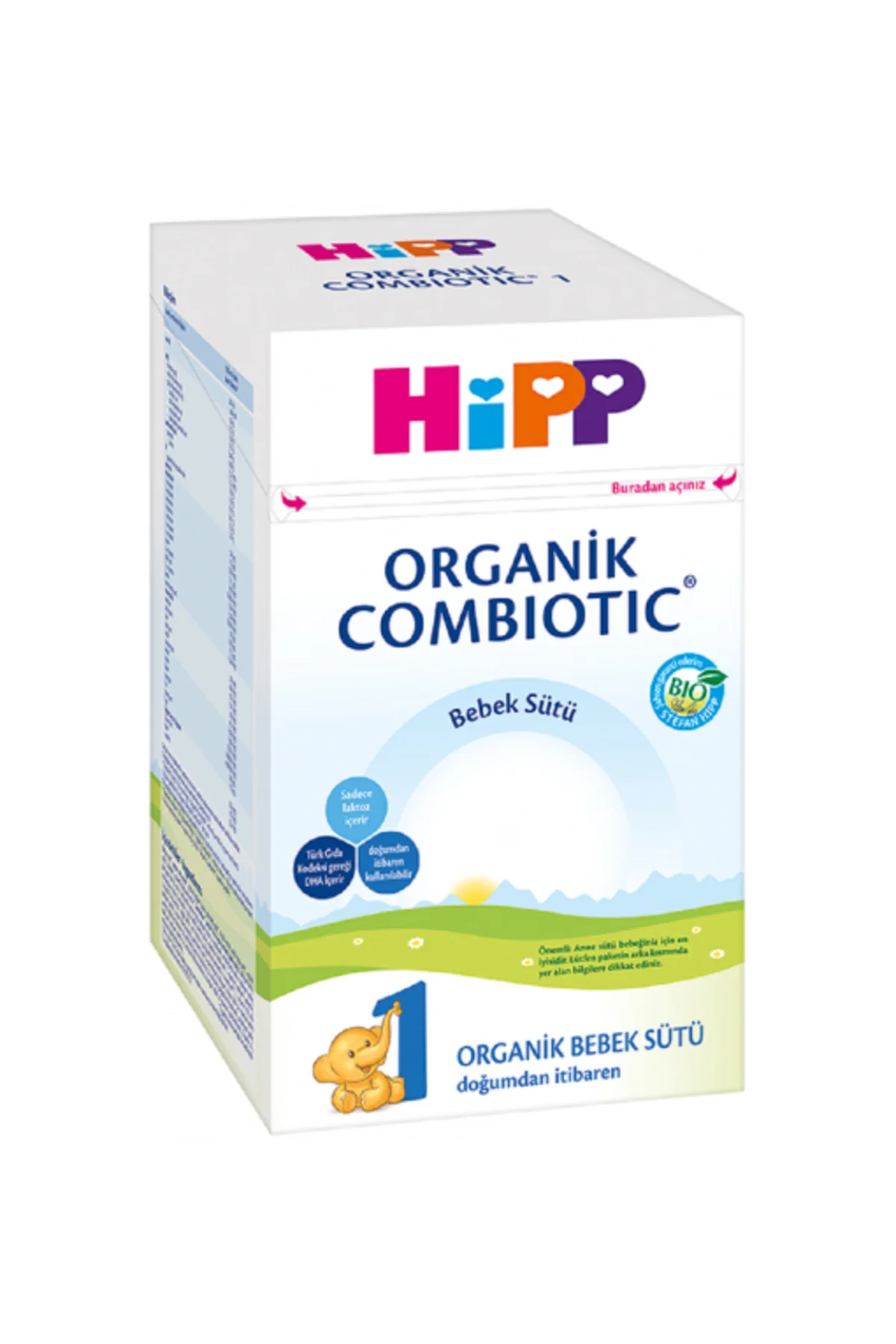 1 Organik Combiotic Bebek Sütü 800 Gr