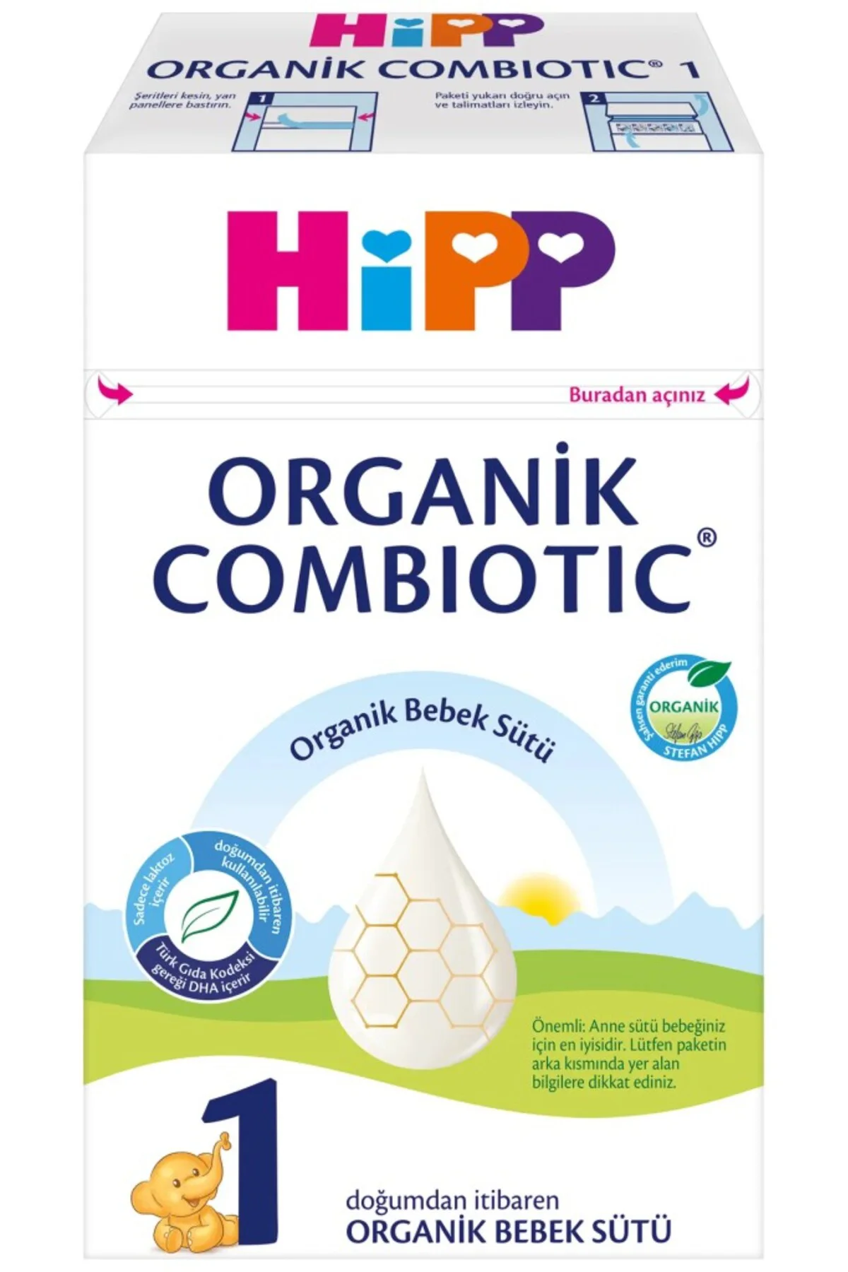1 Organik Combiotic Bebek Sütü 600 Gr