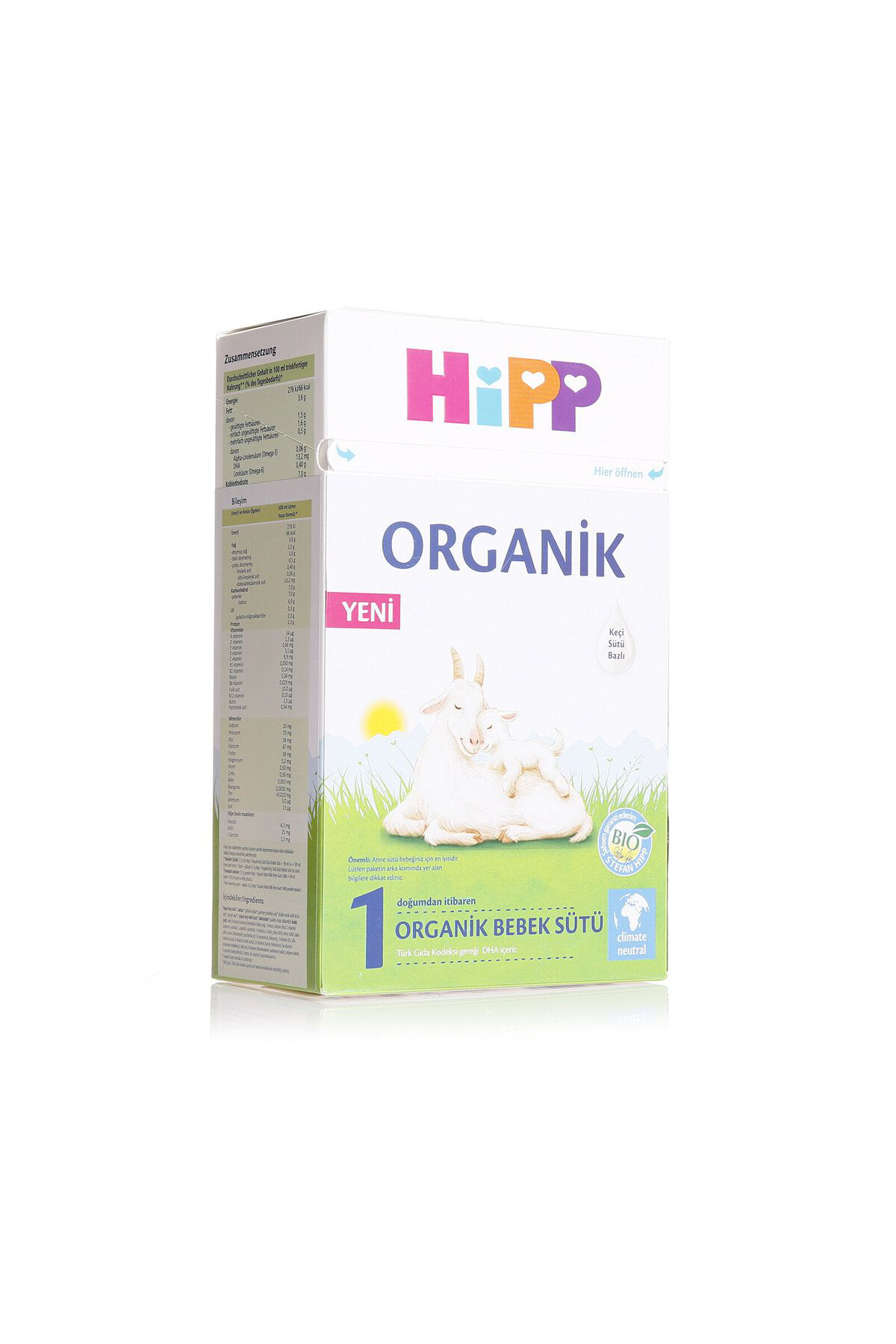 Hipp 1 Organik Keçi Sütlü Bebek Sütü 400 Gr 0-6 Ay