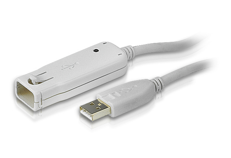 1 Port USB 2.0 Sinyali Aktif Uzatıcı, 12 metre (Zincirleme bağlan