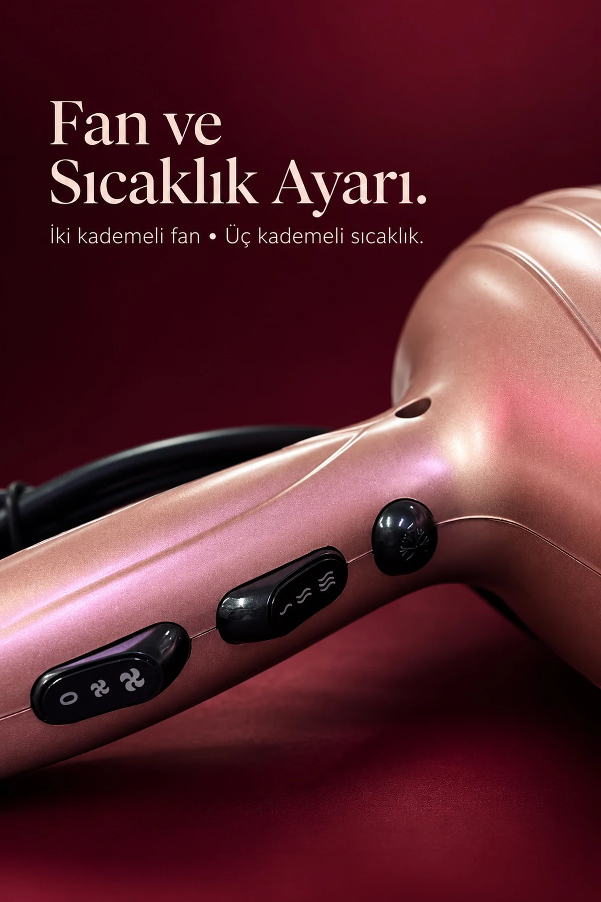 1. Şekillendirme Başlıklı Soğuk Hava Üflemeli Saç Kurutma Makinesi 1. Şekillendirme Başlıklı Soğuk Hava Üflemeli Saç Kurutma Makinesi - Görsel 3