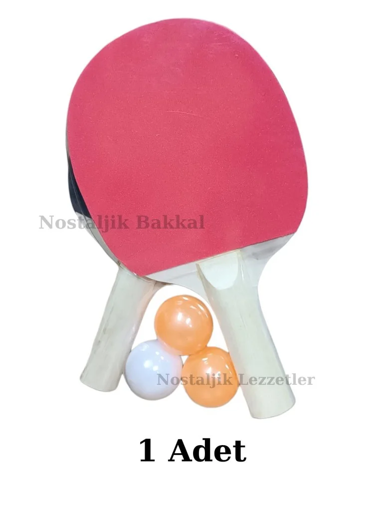 1 Set Ahşap Raket