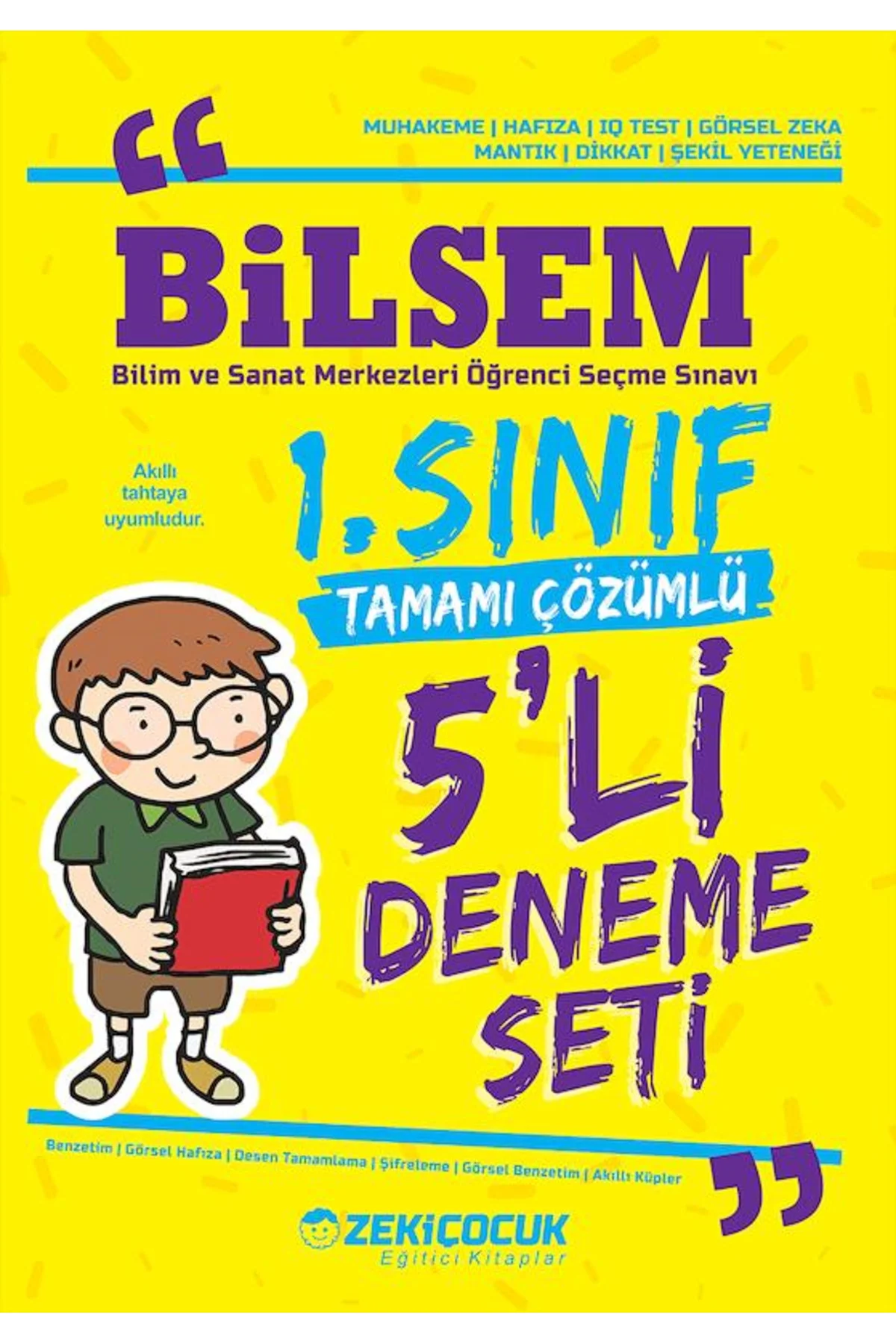 1. Sınıf Bilsem Deneme 5 li Fasikül Tamamı Çözümlü Zeki Çocuk Yayınları