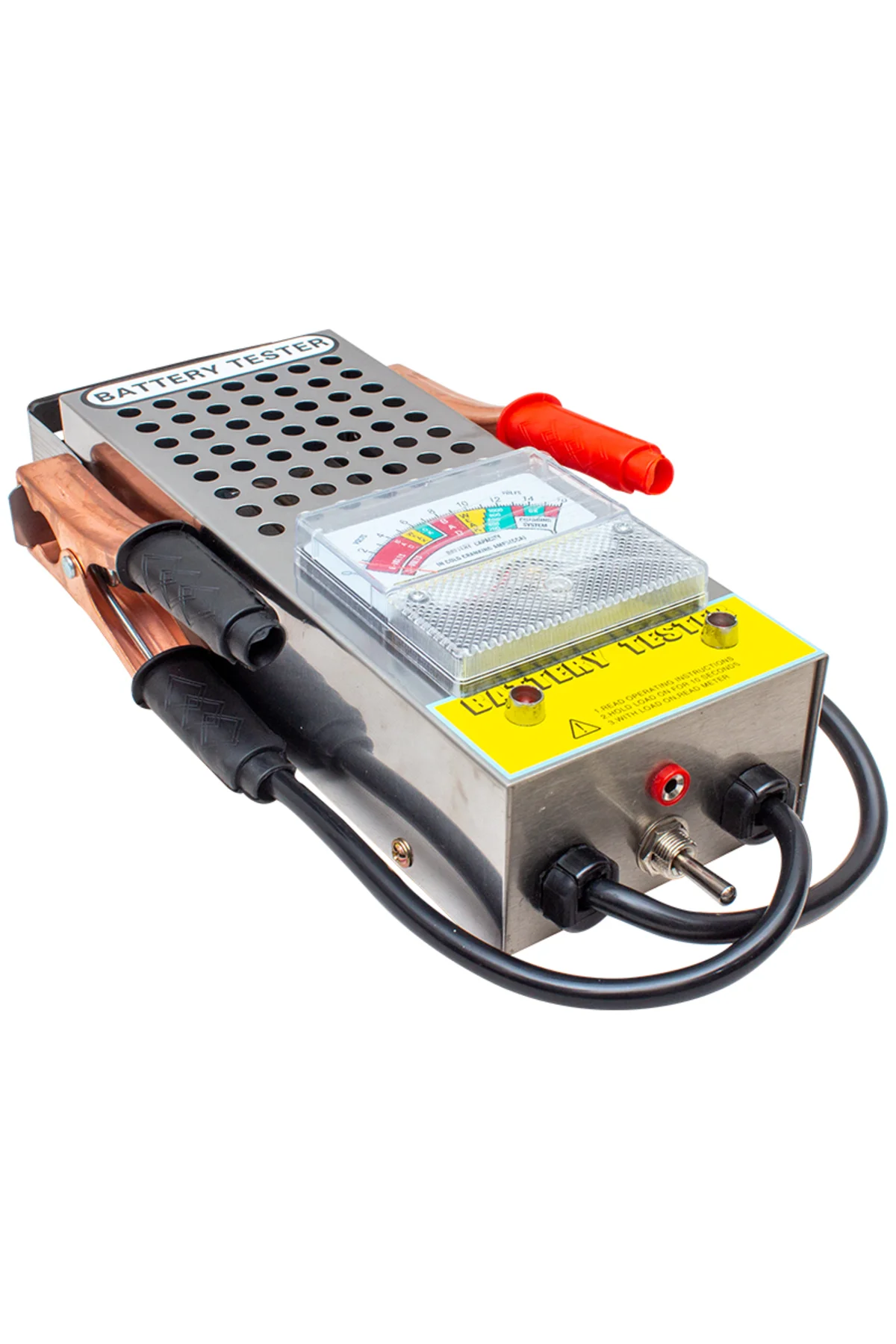 1 VOLT - 16 VOLT - 125 AMPER PROFESYONEL ANALOG AKÜ TEST CİHAZI (4172)