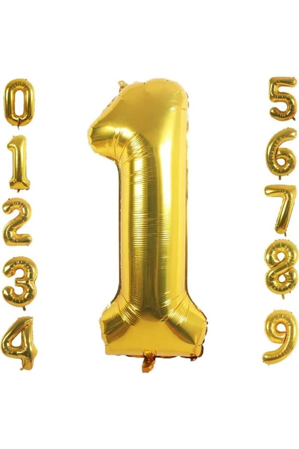1 Yaş Doğum Günü Parti Kutlama Rakam Folyo Balon Altın Renk 36 Cm 1 Yaş Doğum Günü Parti Kutlama Rakam Folyo Balon Altın Renk 36 Cm