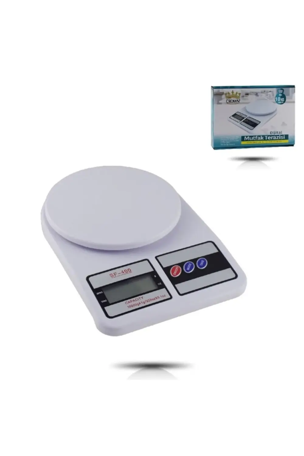 1 Yıl Dijital Mutfak Terazisi Crown Crw-7024 10 kg İthalatçı Gara