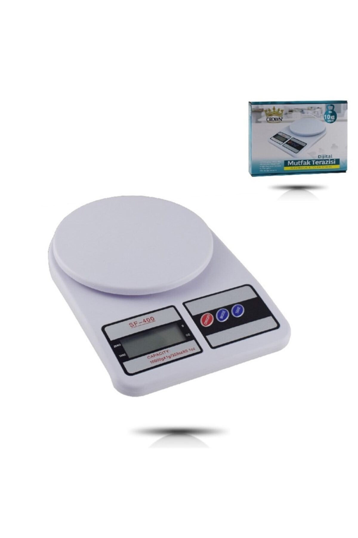 1 Yıl Dijital Mutfak Terazisi Crown Crw-7024 10 kg İthalatçı Gara
