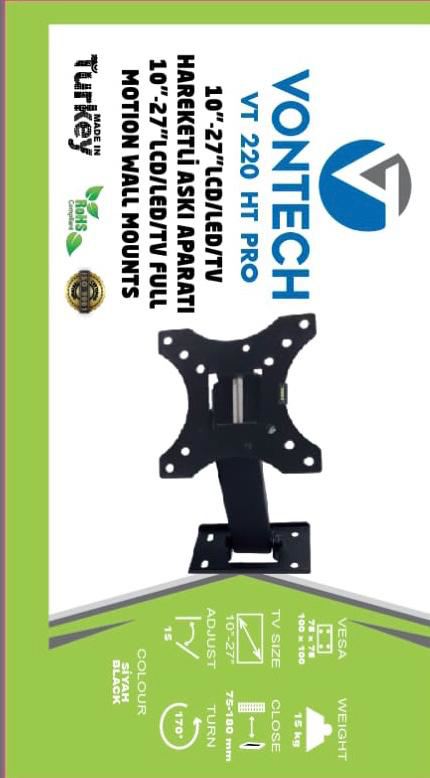 Herz 10-27 İnç Hareketli Askı Aparatı