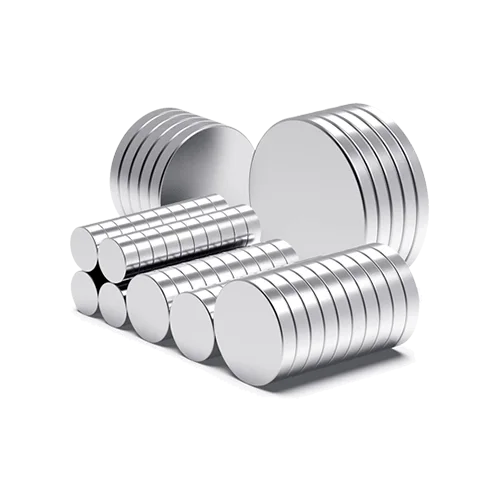 10 Adet 10x2mm Yuvarlak Neodyum Mıknatıs Güçlü Magnet Nikel Kaplamalı