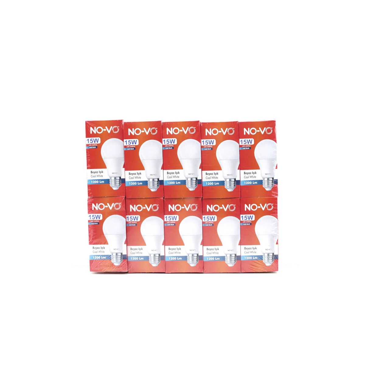 10 Adet 15W Beyaz Led Ampul 1200LM 6500K 15.000 Saat Ömür Fiyatı, Yorumları ve Özellikleri