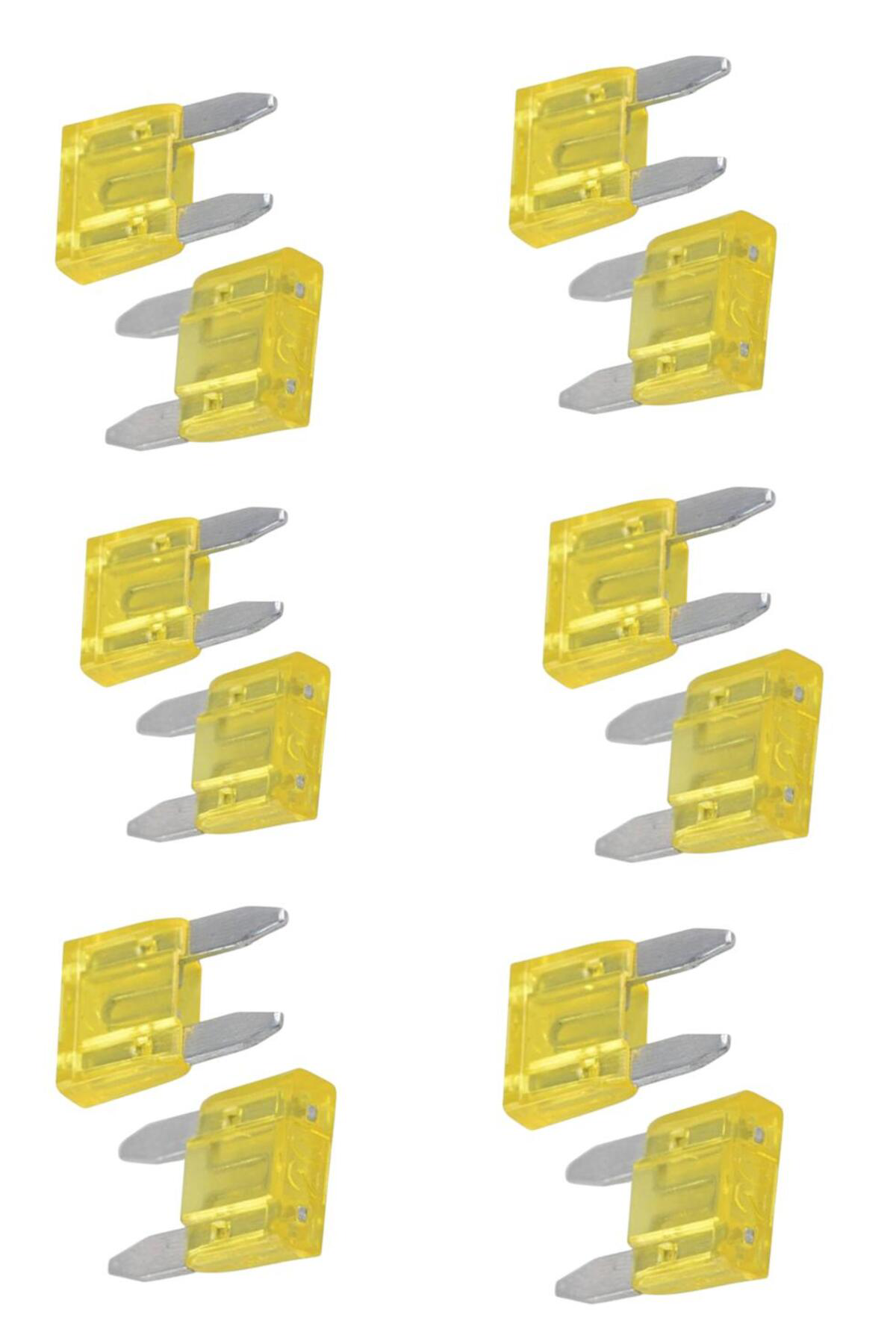 10 Adet 20A Bıçaklı Sigorta – Mini Model, Otomobil ve Scooter Ele