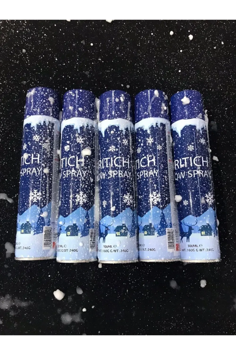 10 Adet 300 Ml Kar Spreyi / Onlu Kar Sipreyi / Yapay Kar Yağdıran