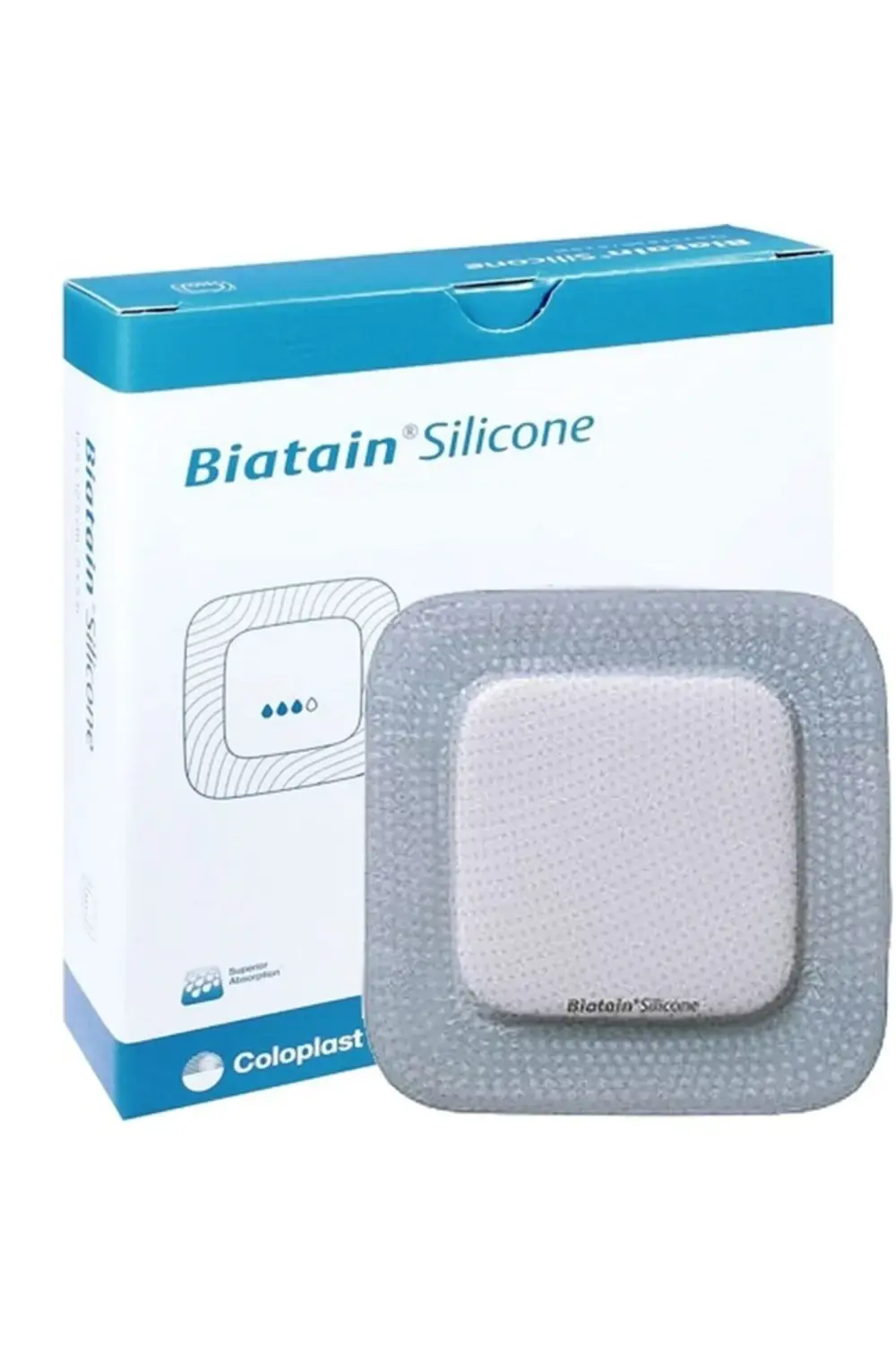 (10 Adet) 33435 Biatain Silikon Yapışkan Köpüklü 10x10 Yara Örtüs