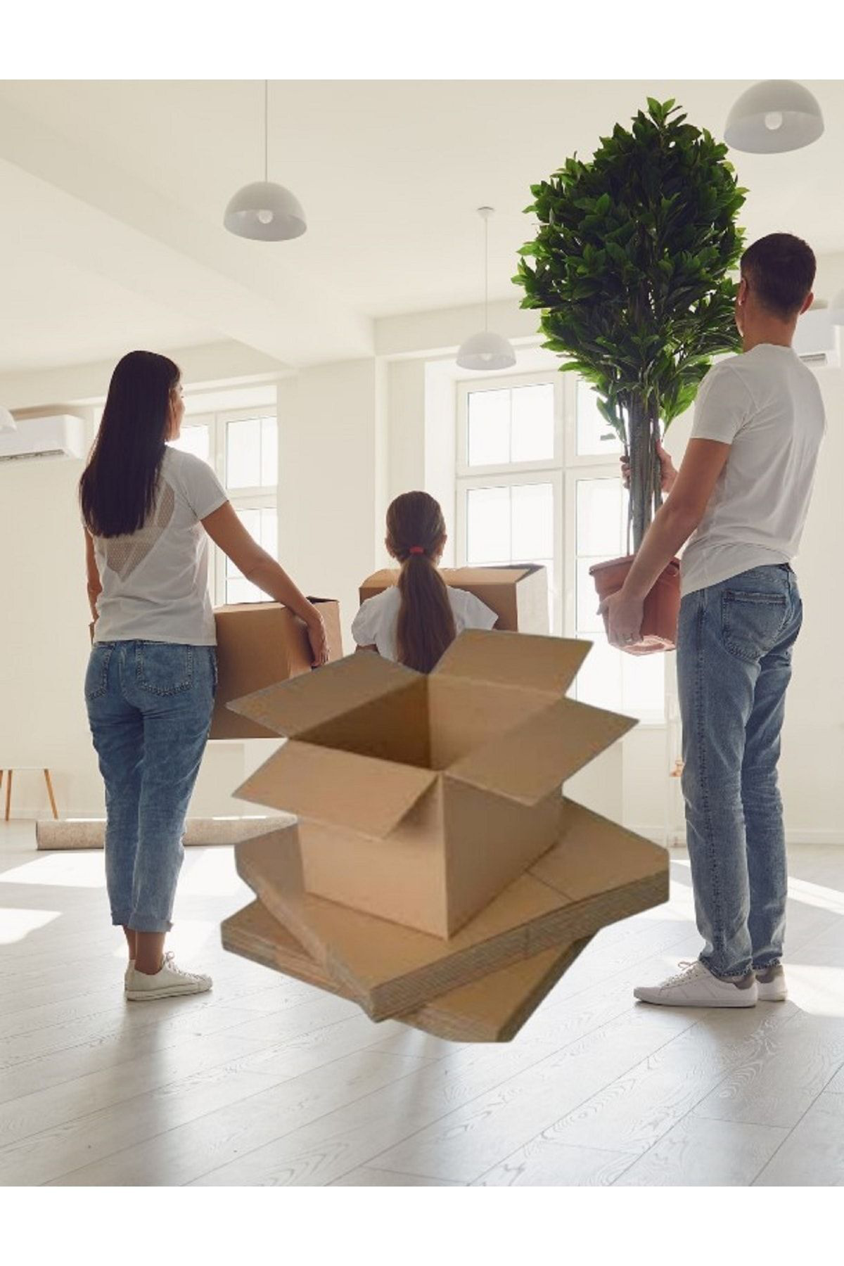 10 Adet 60x40x40 Boş Koli / Taşınma Kolisi / Karton Koli /çift Ol