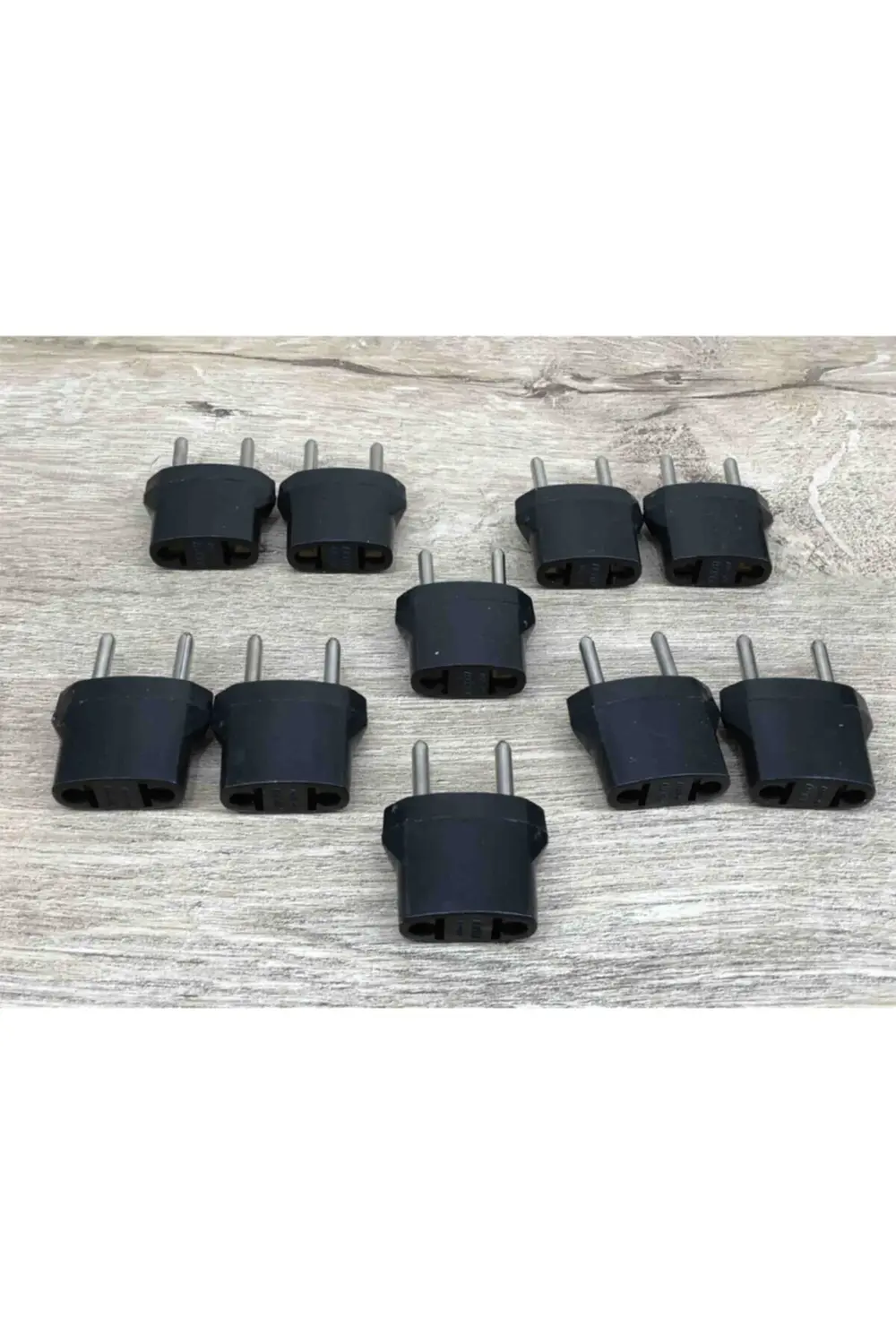 10 Adet Amerikan Priz Çevirici Usa To Eu Fiş Çevirici AXE-T001