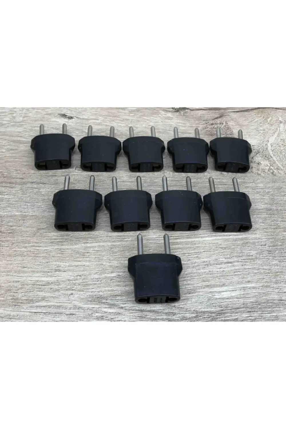 10 Adet Amerikan Priz Çevirici Usa To Eu Fiş Çevirici AXE-T001