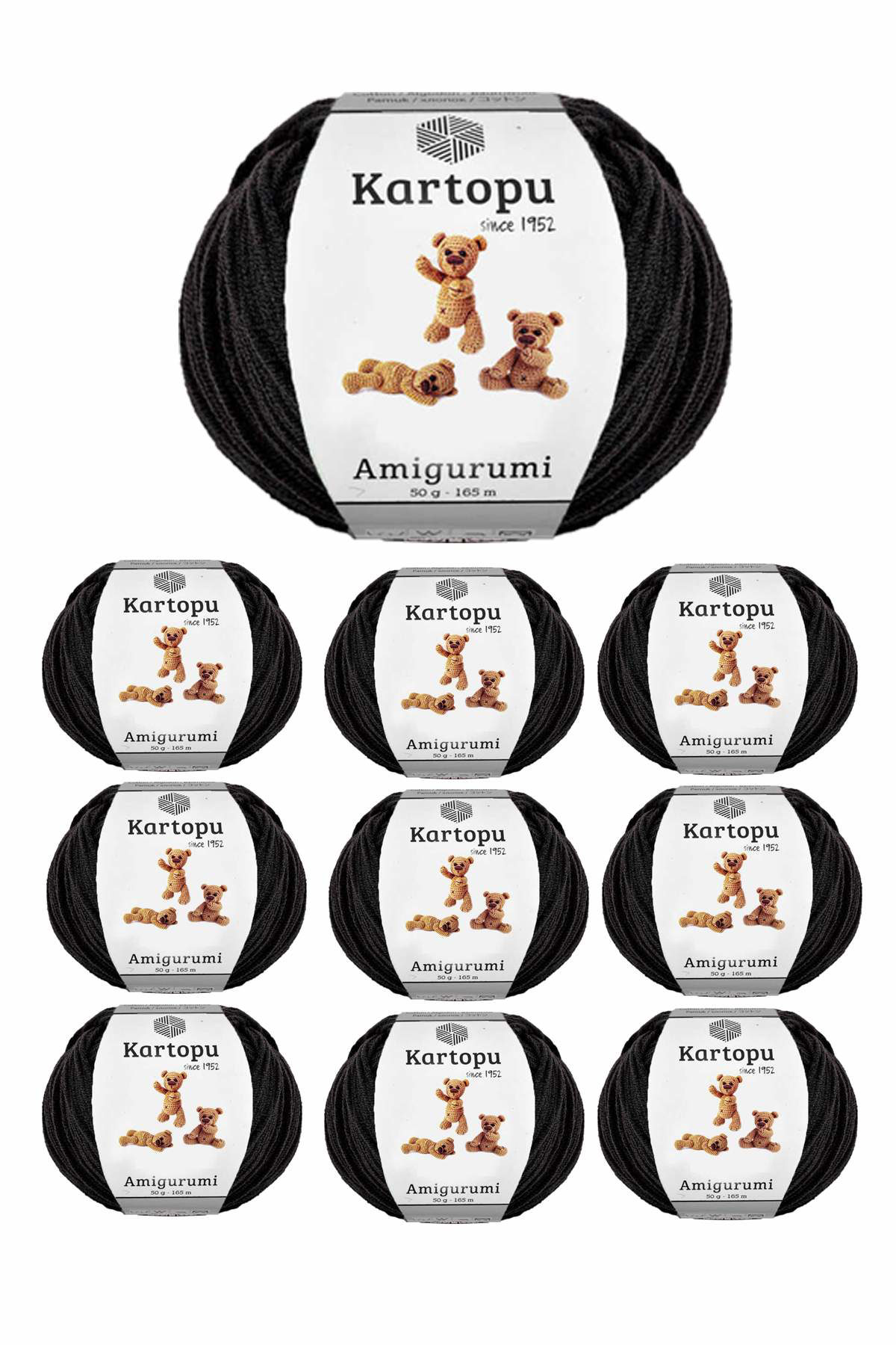 Just Cheap Store 10 Adet Amigurumi El Örgü İpi 50Gr 940