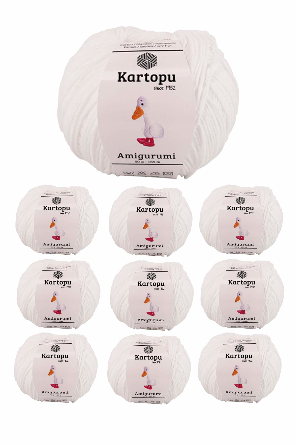 Just Cheap Store 10 Adet Amigurumi El Örgü İpi 50Gr 010