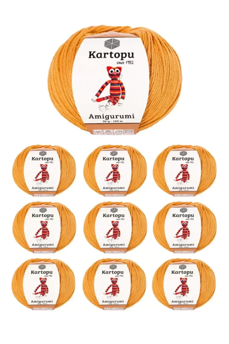 10 Adet Amigurumi El Örgü İpi 50gr 355 10 Adet Amigurumi El Örgü İpi 50gr 355
