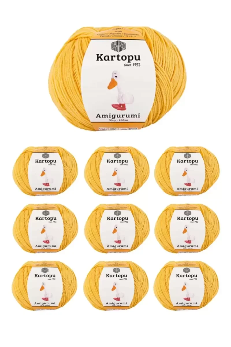 10 Adet Amigurumi El Örgü İpi 50gr 317