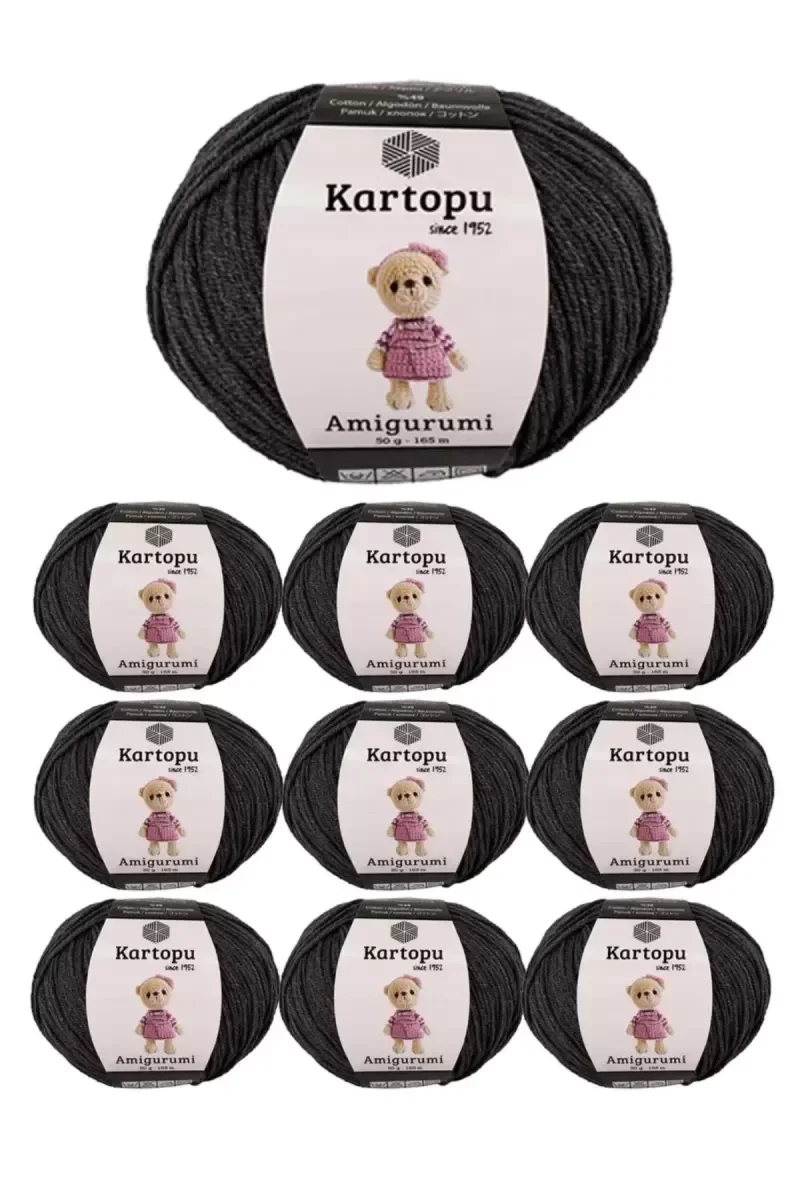 10 Adet Amigurumi El Örgü İpi 50gr 995