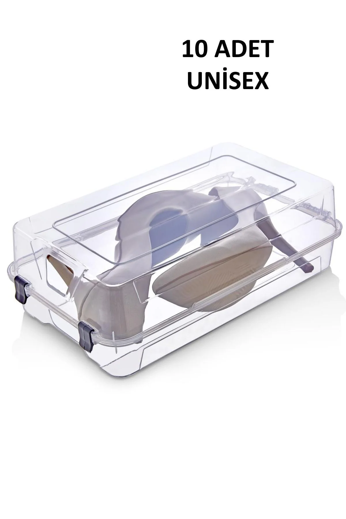 10 Adet Ayakkabı Kutusu Şeffaf Ayakkabı Saklama Kutusu Kadın Ve E