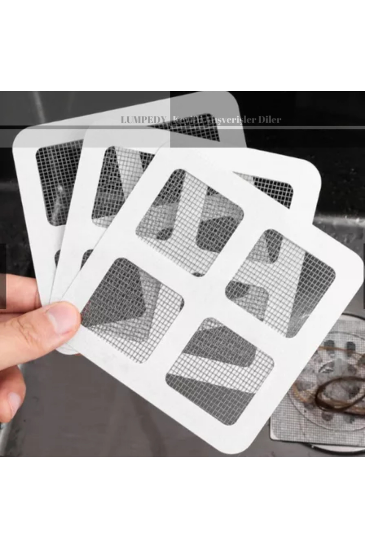 10 Adet Banyo Süzgeci Tel Süzgeç Gider Kapatıcı Pislik Tutucu Çel