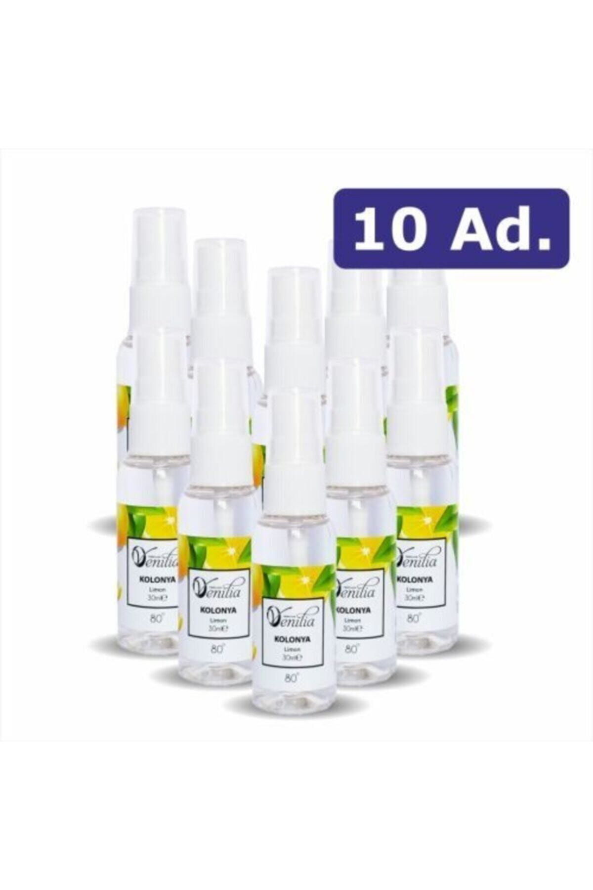 10 Adet Cep Ve Çanta Boy Limon Kolonyası 30 Ml