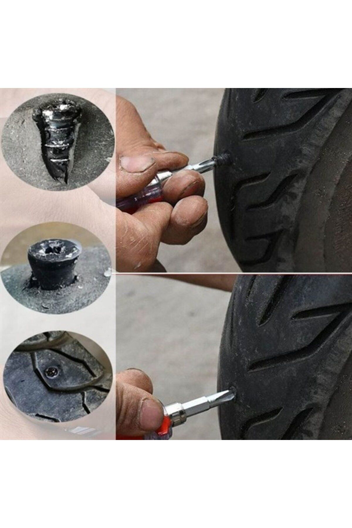 Ok Aksesuar 10 Adet Çok Amaçli Kolay Kullanilabilir Araba Lastiği Tamir Kauçu Ok Aksesuar 10 Adet Çok Amaçli Kolay Kullanilabilir Araba Lastiği Tamir Kauçu