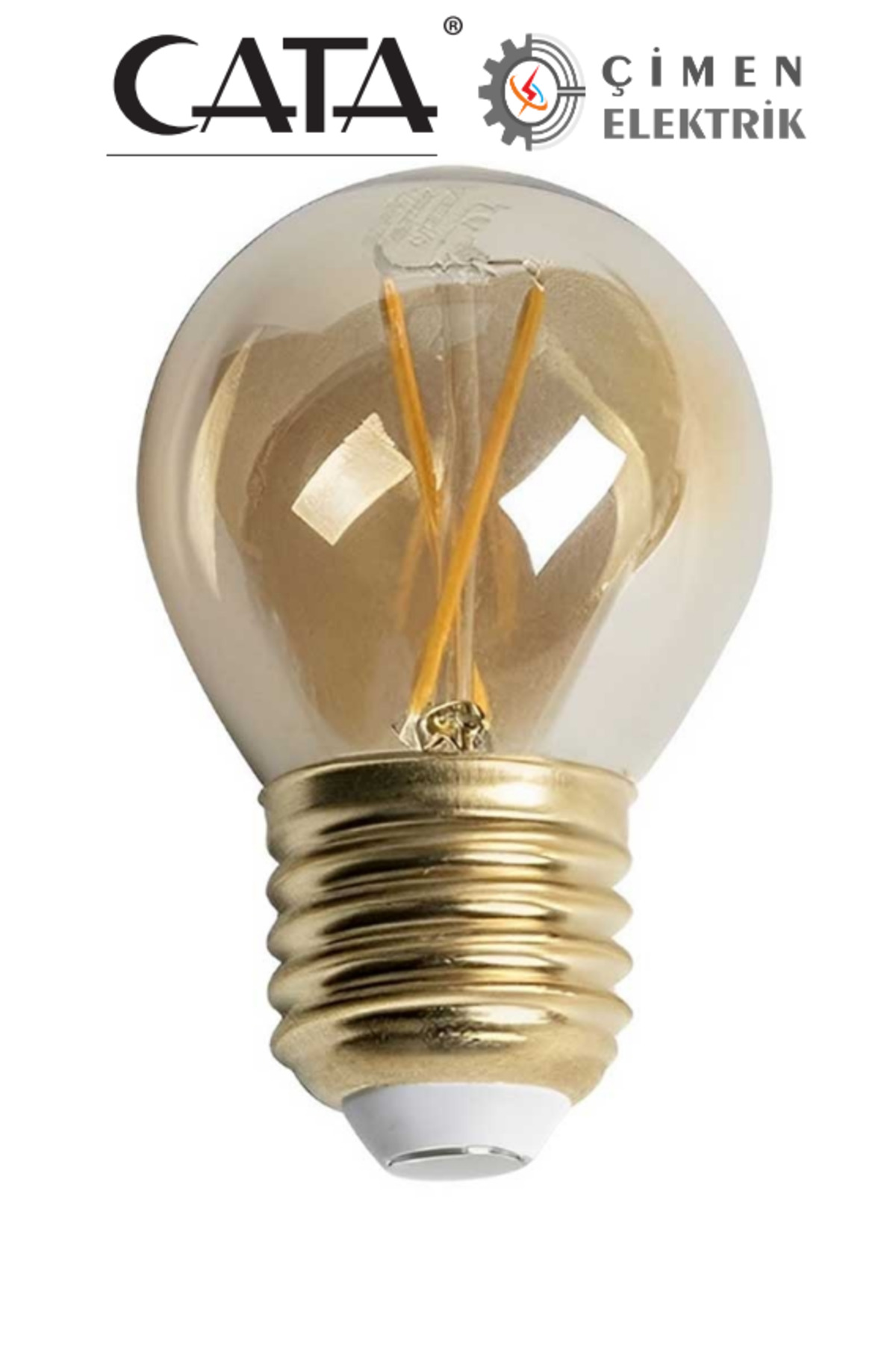 10 ADET CT 4283 Cata 4W Rustik Led Ampul Amber 2700k E27