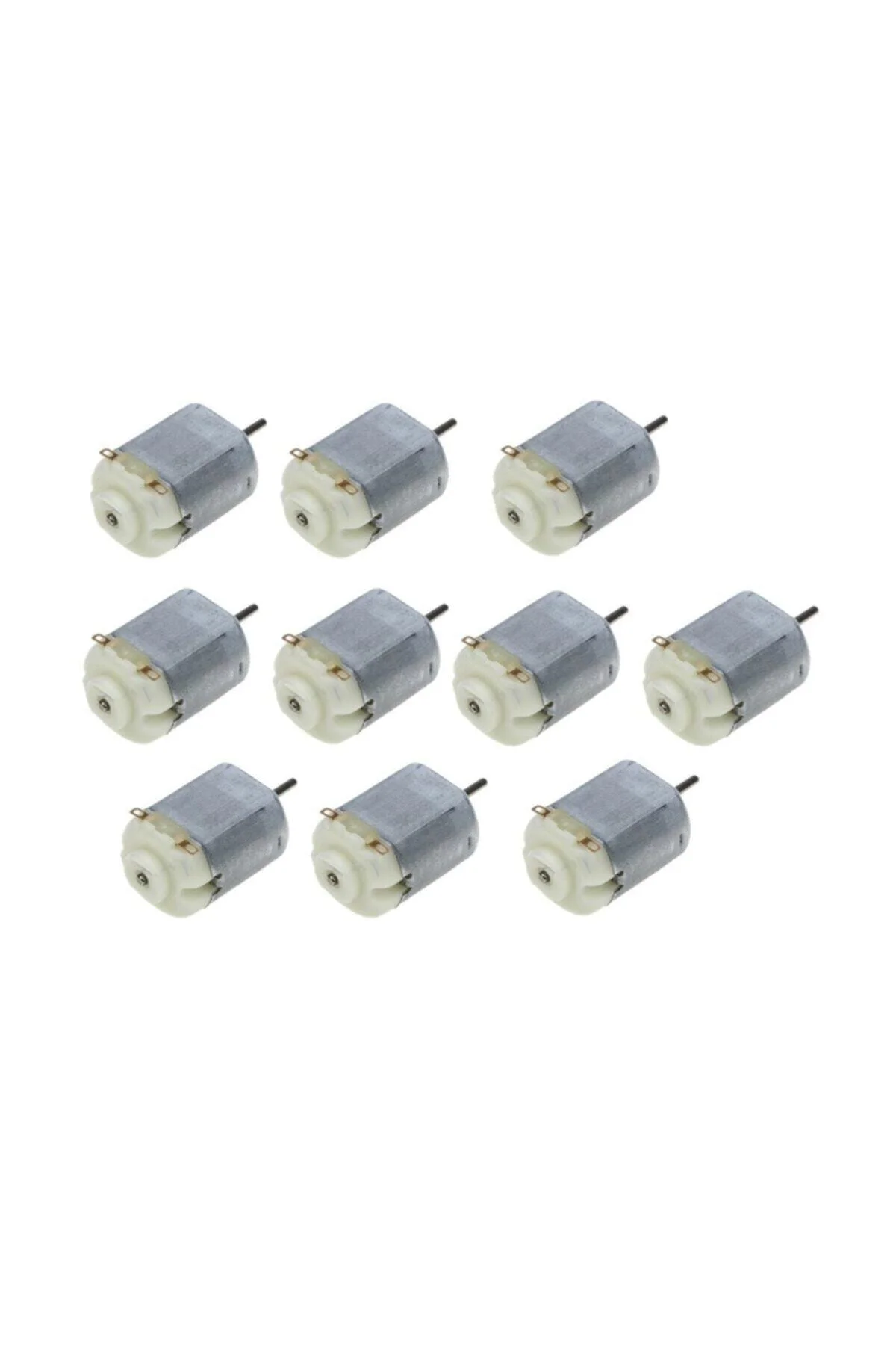 10 Adet Eğitici Deney Motoru - 3v Dc Mini Motor - Elektrik Motoru
