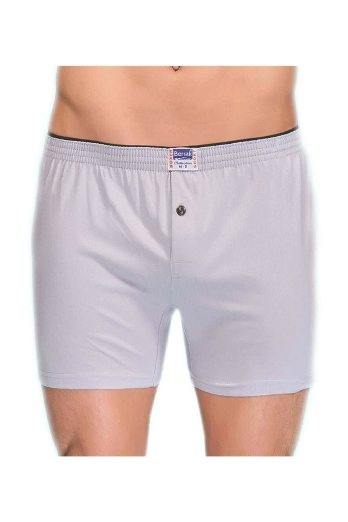 Berrak 10 Adet Gri Renk Havlu Bel Boxer