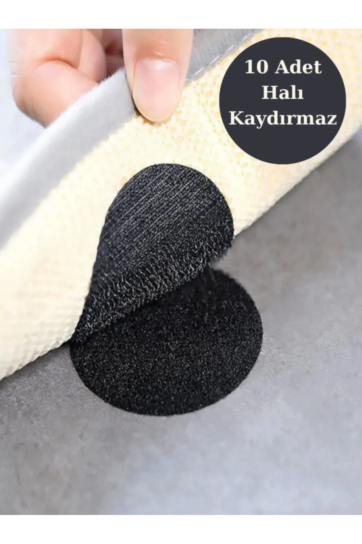 10 Adet Halı-kilim Kaydırmaz Bant Çift Taraflı Bant Siyah tr TR