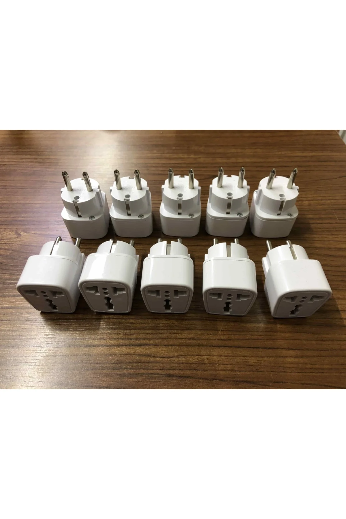 10 Adet Ingiliz Priz Çevirici Fiş Dönüştürücü Mini Adaptör - Görsel 4