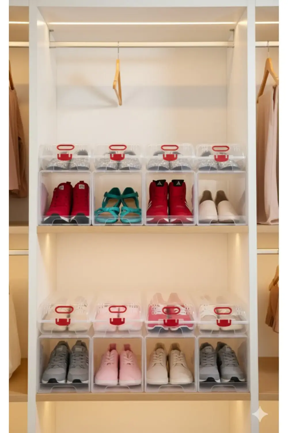 10 Adet Kadın Ayakkabı Saklama Kutusu, Ayakkabı Koruma Kutusu, Şe