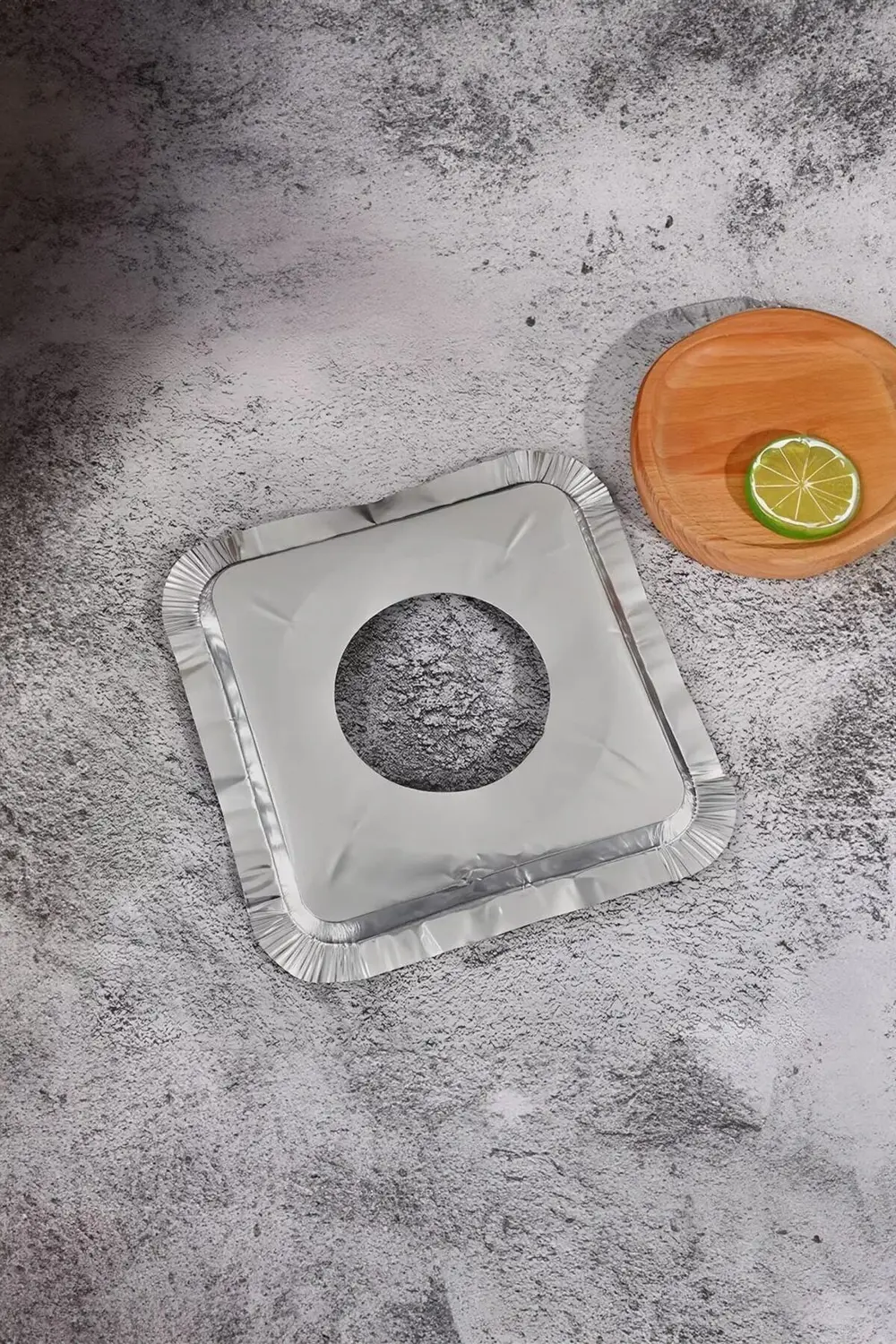 10 ADET KARE OCAK ÜSTÜ YAĞ KORUYUCU ALÜMİNYUM LEVHA