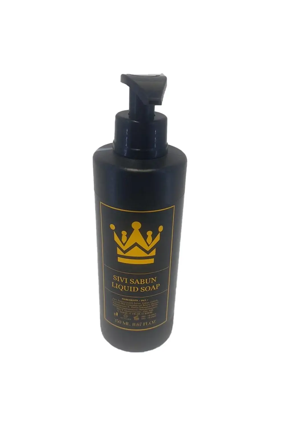 10 Adet Kilitli Kapak Pompalı 350 Ml Sıvı Sabun Otel Pansiyon Has