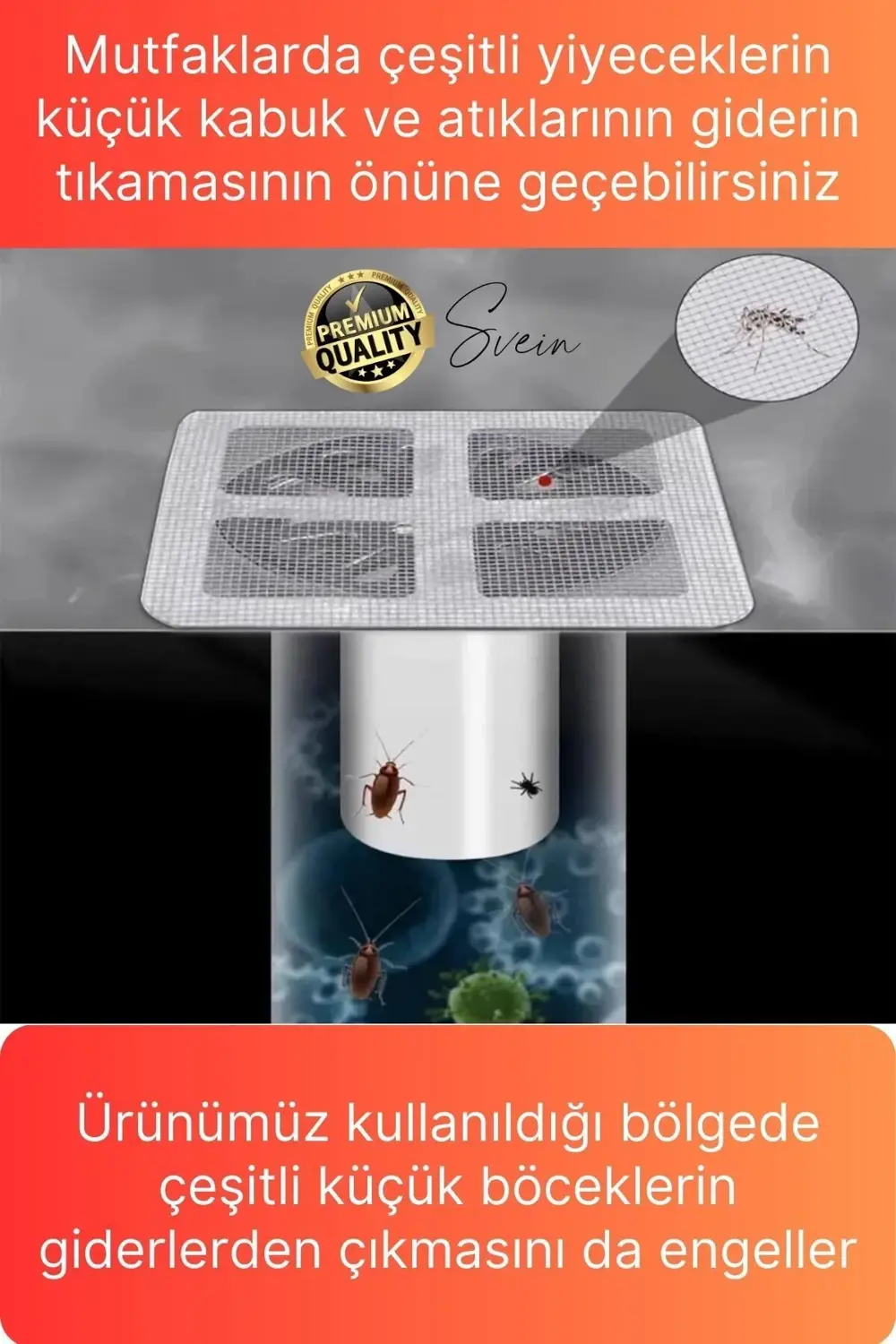 10 Adet Kullan At Yapışkanlı Banyo Duş Gider Süzgeci Saç Küvet Dr