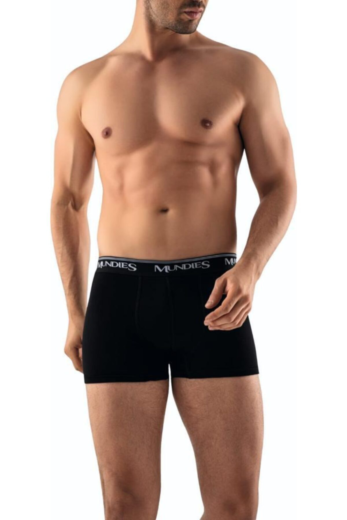 10 Adet Beyaz Renk Likralı Boxer