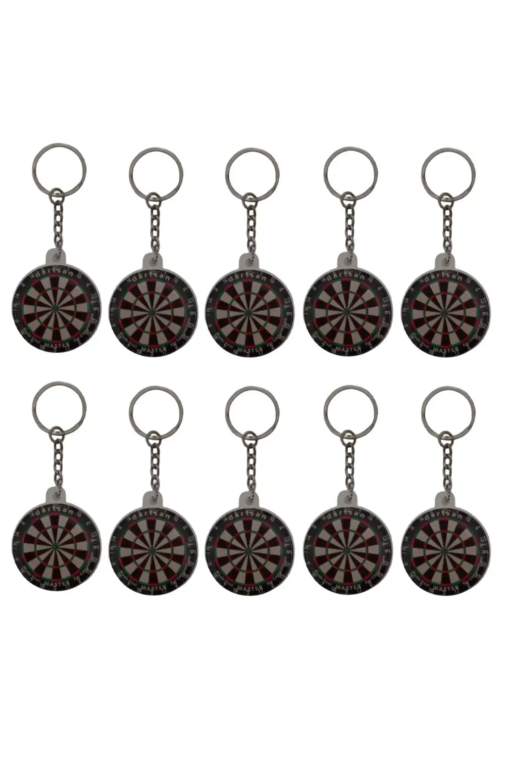 10 Adet Lümenli Dart Anahtarlık