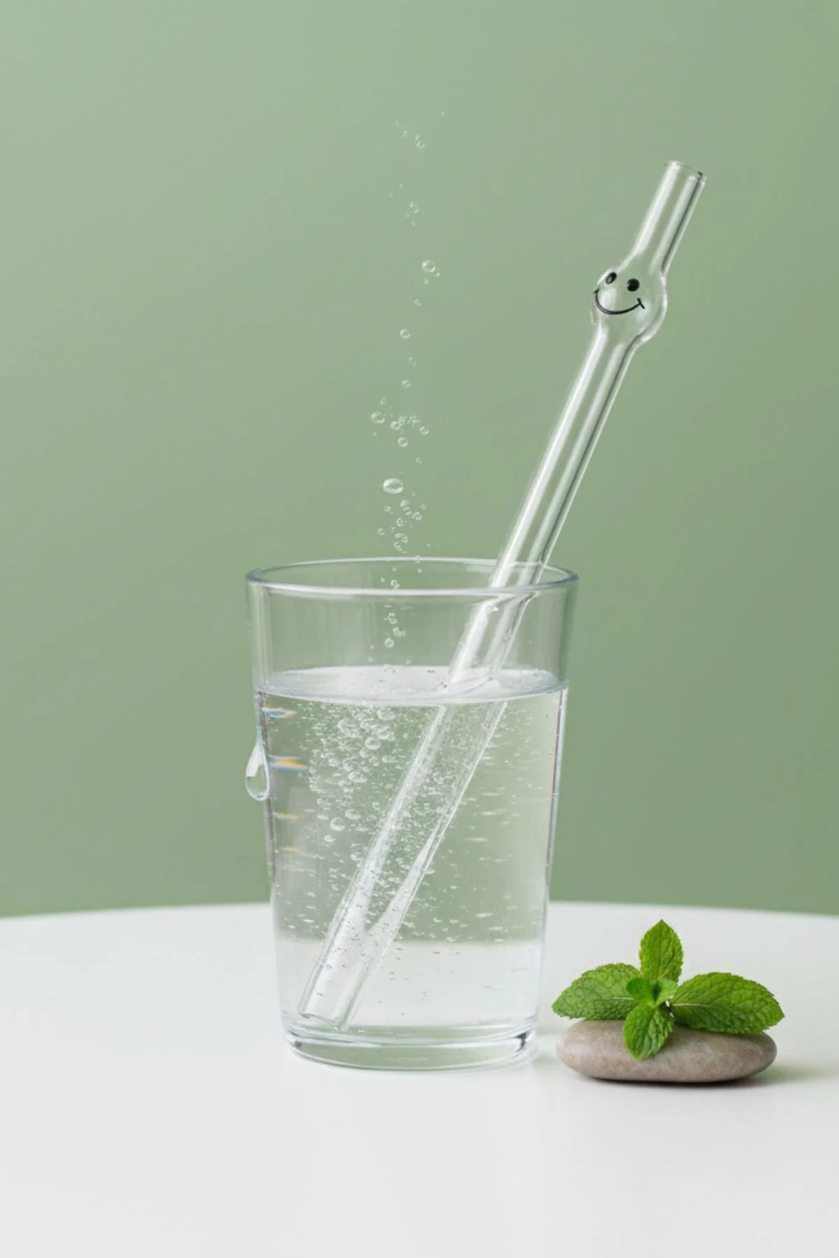 10 Adet Mega Cam Pipet Gülen Surat Geniş Pipet - Pipet Fırçası He