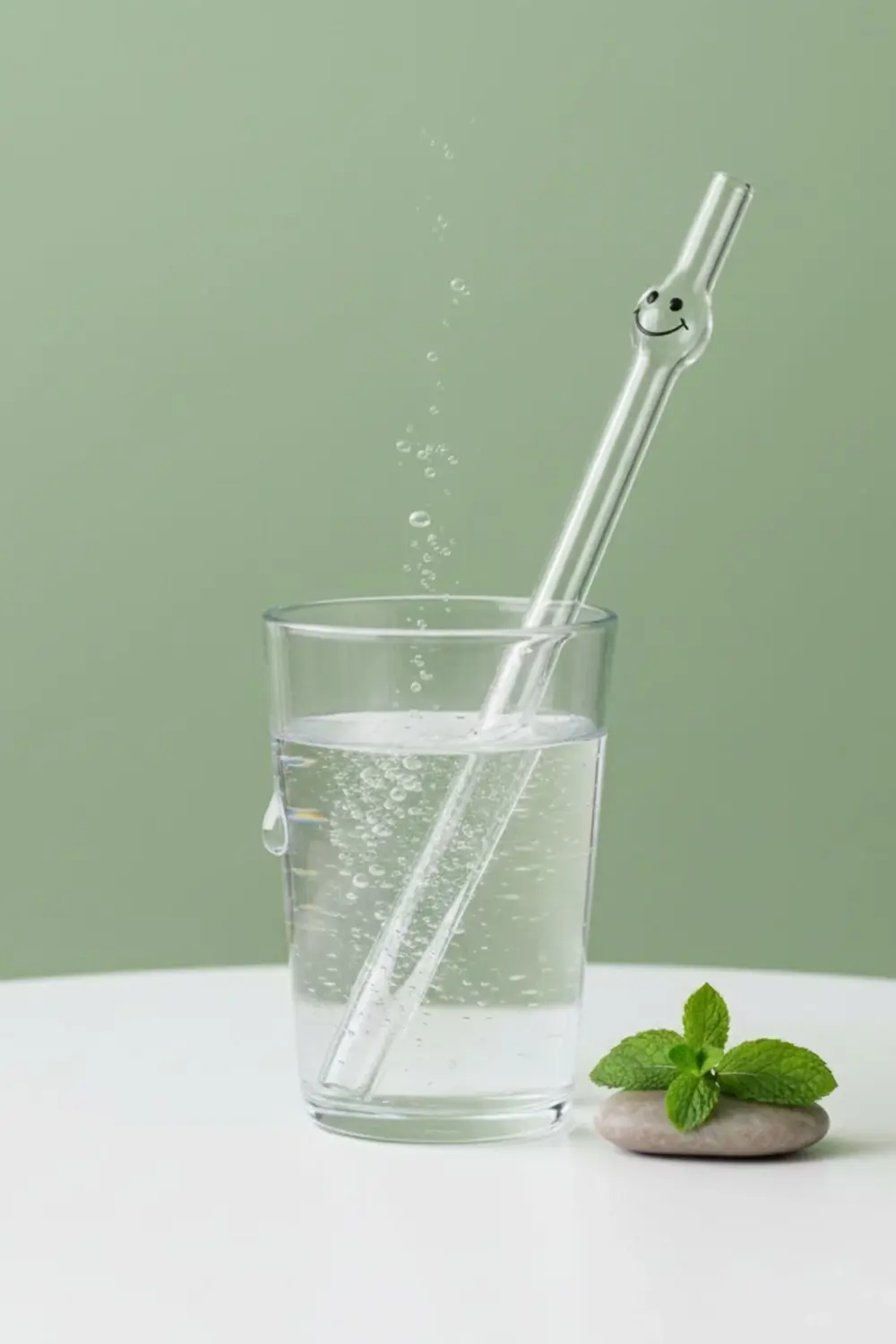 10 Adet Mega Cam Pipet Gülen Surat Geniş Pipet - Pipet Fırçası He